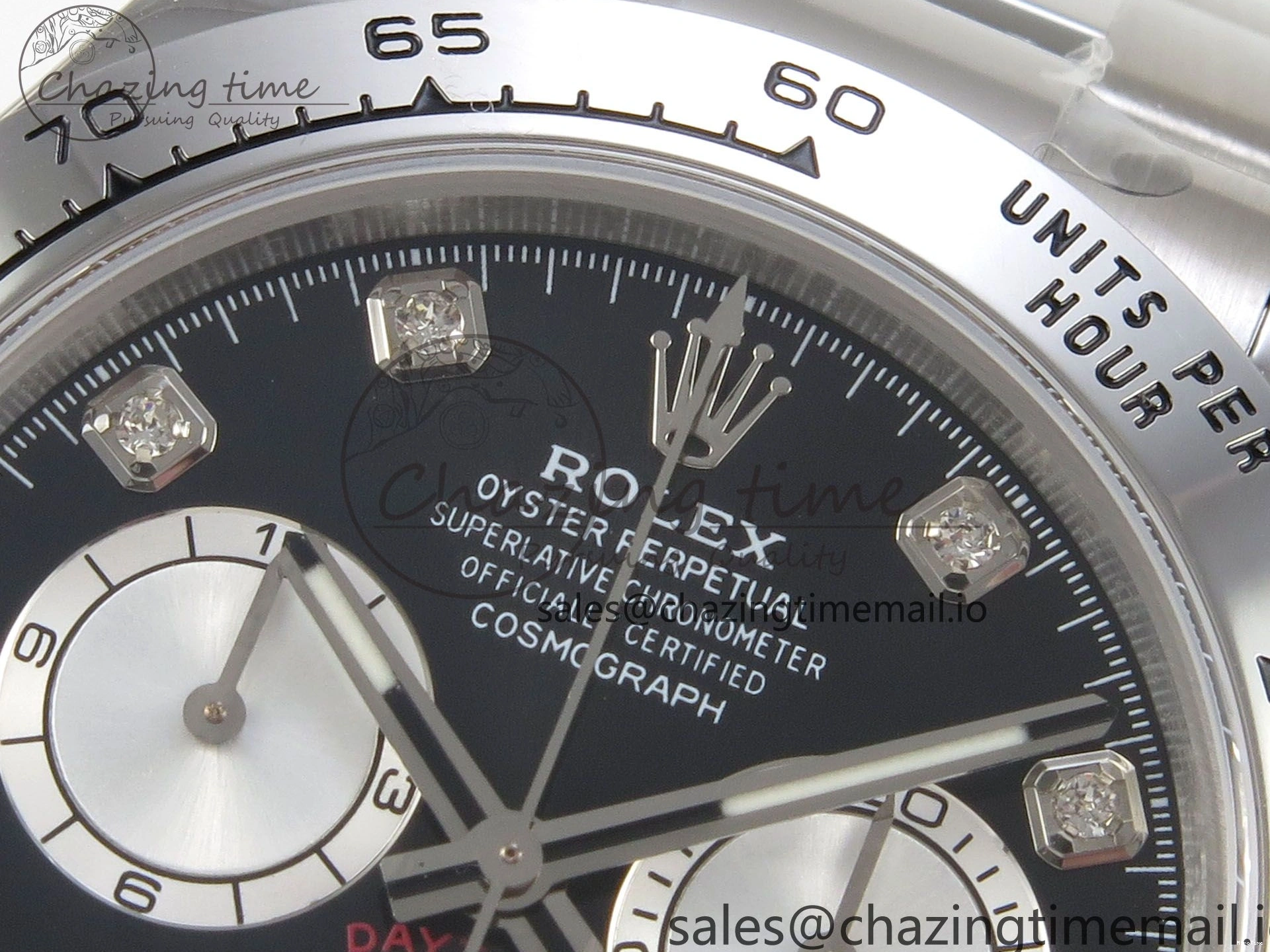 MiroTime 0327 Tailored Daytona 126509 Clean 1:1 Best Edition Black SS Dial on SS Bracelet Super Clone DD 255